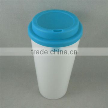 Water bottle manufactured 500ml/17.5oz bpa free promotional coffee cups with non-slide bottom