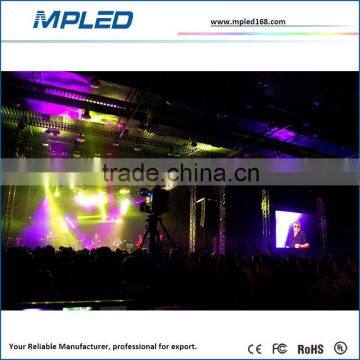 MPLED light weight super slim rental indoor led display