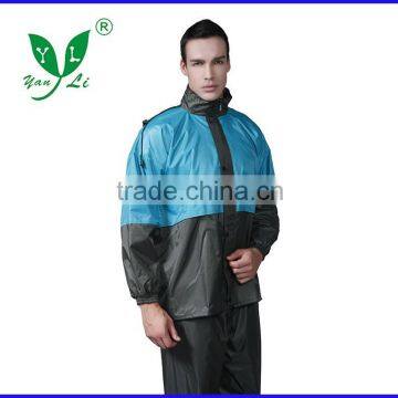 Leisure raincoat for motorcycle riders