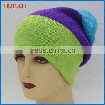 new design custom knit acrylic beanies cap