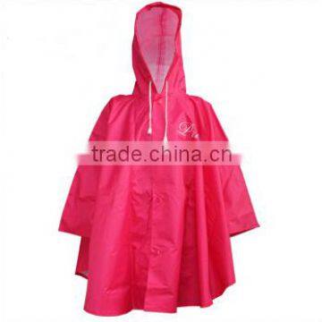 Fashion Polyester Printed Rain Poncho