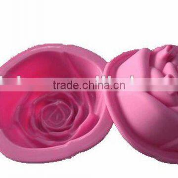 silicone rose cake mold