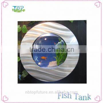 Round Glass Aquarium Wall Mounted Aquarium Fish Tank