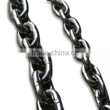 Good Quality Monorails Chains Black Painted Welded Chain Link