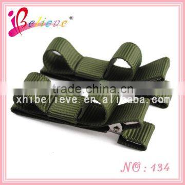 Fashion girls hair clip wholesaler handmade alligator spring clips hair