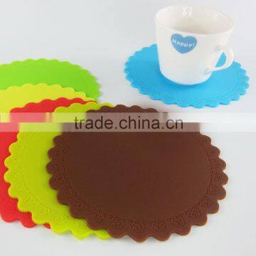 Hot Sale Amazon Silicone Cup Holders/Silicone Mat/Coaster/Silicone Cup Pad photo-3