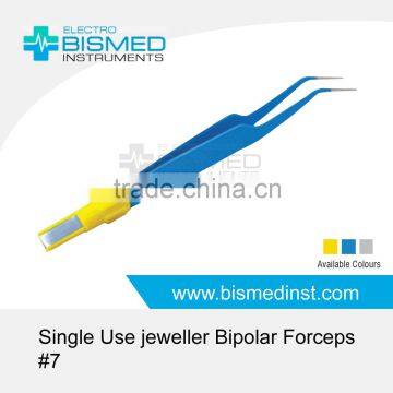 Single Use jeweller Bipolar Forceps #7