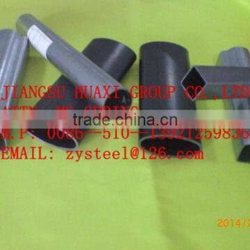 Black round ERW welded pipe Steel pipes from mill