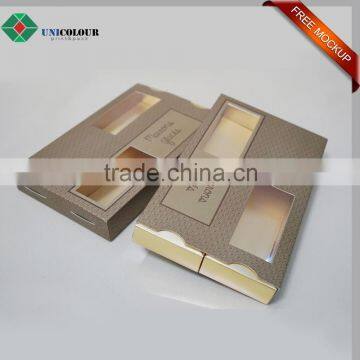 Latest Design Luxury Gold Logo Cardboard Paper Chocolate Packaging Box photo-4