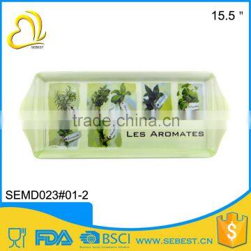 high quality 15 inch bread and breakfast plastic serving tray                        
                                                                                Supplier's Choice