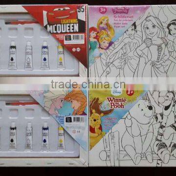 Art Canvas Set With Paint