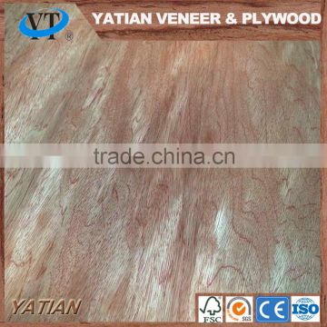 Grade A-D 0.3mm plywood bintangor face veneer