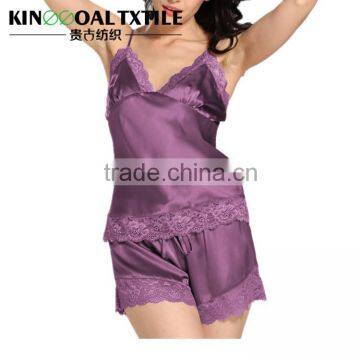 100% Pure Silk Pajama Luxurious Solid color Silk Sleepwear Women