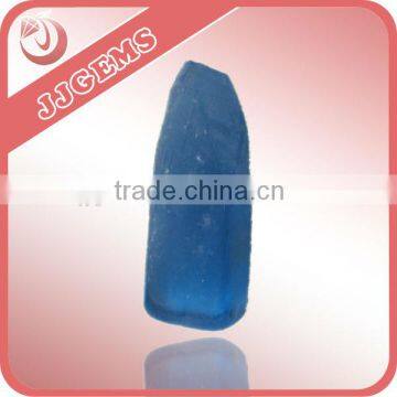 raw material blue spinel gemstone rough