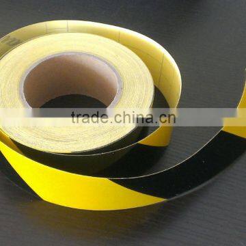 black and yellow reflective warning tape 50mm*41m                        
                                                Quality Choice