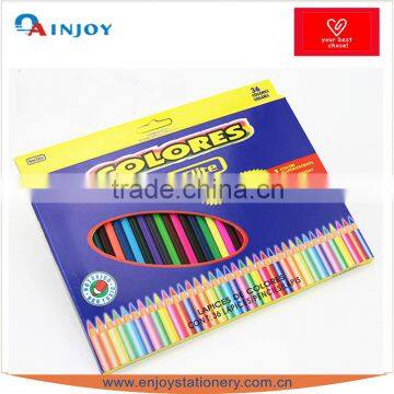 36pcs color wooden pencil with box packing