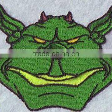 Fashion Customized cartoon Embroidery patch, free design animal embroidery patch