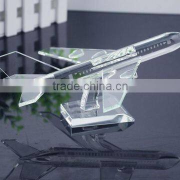 Beautiful glass airplane model