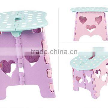 peanut shape foldable step stool folding step stool