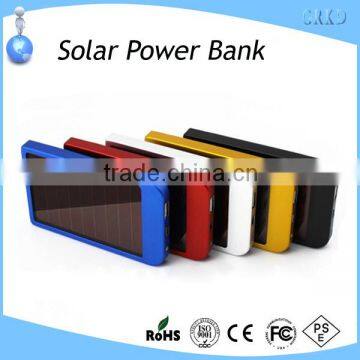 Ultra slim 2600mah solar power bank for cell phone mp3 mp4