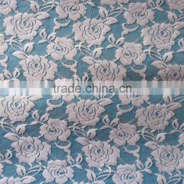 70%Nylon/30%spandex High Stretch Lace Fabric for Young Lady