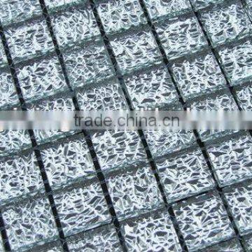 MU30 mosaic tabletop silver glass mosaic tile suitable for shopping center bathroom club wall decoration