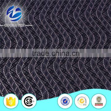 High Quality Elastic Jacquard Stripes Mesh Lace Fabric for For Underwear