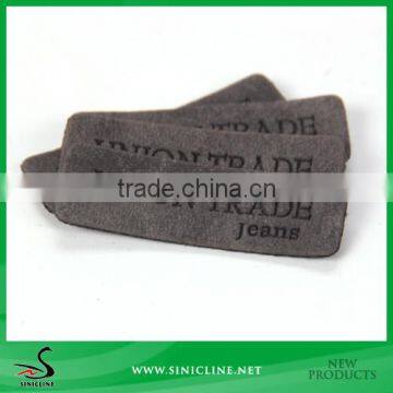 Sinicline Newest style fancy washable leather label