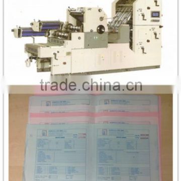 double colors printing with numbering and collating machine