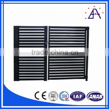 shanghai Brilliance 6005 T5 new design black aluminum fence