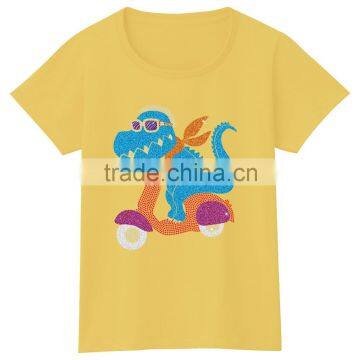 Cool Hippo Animals Custom Design Tshirt for Child photo-3