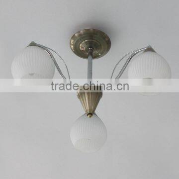 Fancy design opal glass industrial ceiling lamp fixture