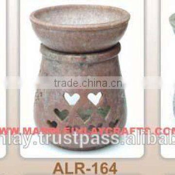 Soapstone Aroma Fragrance Oil Burner Lamp