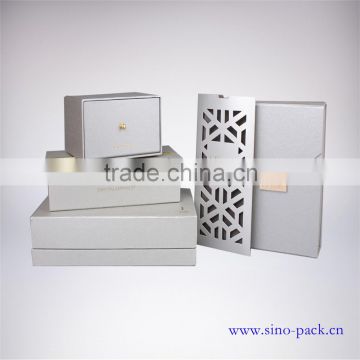 top end cardboard fragile skin care set products packing box