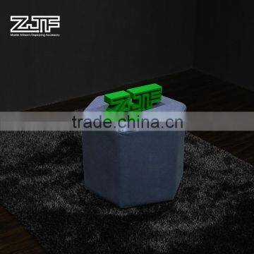 ZJF Creative Hexagon Leather Bar Stool New Design photo-2