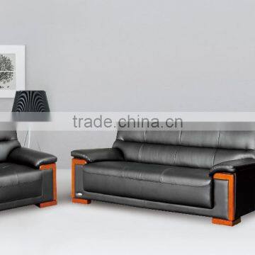 Modern Design Office Sectional Genuine Leather Sofa 1+3 Seats OEM Factory in China photo-2