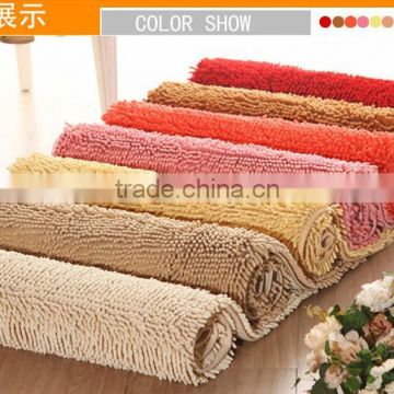 Chenille high pile floor carpet living room floor carpet rugs meeting room carpet rugs bathmat factory