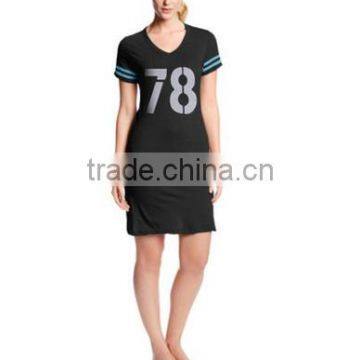 2016 new design cotton nightgown sexy women