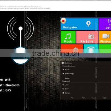 5.0" Capacitive Screen Android4.4 1080P Rearview Mirror Car Gps With Dvr With Gps Wifi fm Bluetooth photo-4