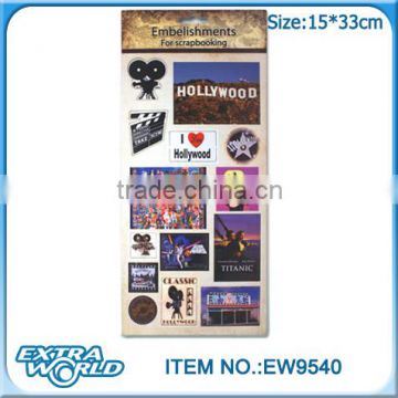 Hollywood beautiful laptop sticker for decoration