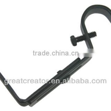 Black Adjustable Metal Brackets; Window Drapery Hardwares Made in China