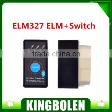 Mini ELM327 Bluetooth OBD2 Auto Diagnostics Scanner with Power Switch