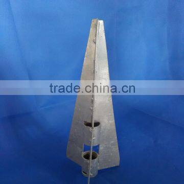 useful triangular steel ground spike with good quality