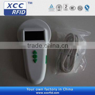 Low frequency RFID handheld animal reader support ISO11784/5 FDX-B