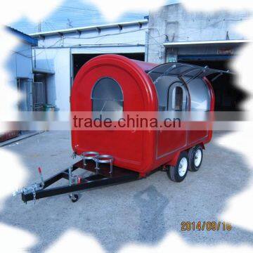 Ice cream display trailer kiosk food wagon cart mobile selling XR-FC300 D