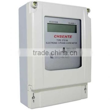 DTS196Three-phase digital smart electrical types of LCD power meter