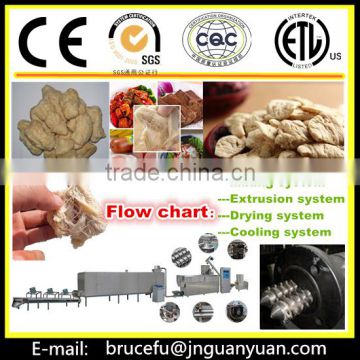 Hot sell vegetarian soya protein food processing line