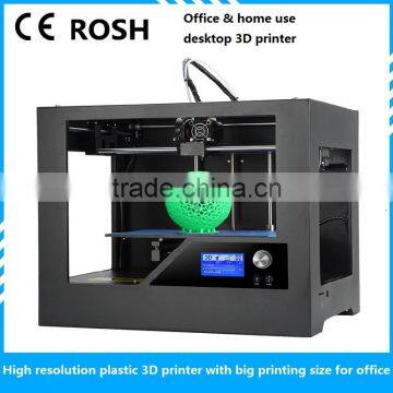 High precision 1.75mm ABS/PLA filament desktop 3d printer metal priting machine for sale shenzhen Maufacture