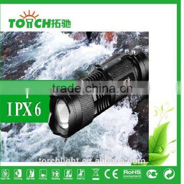 Mini Led Falshlight Super Waterproof Zoomable Led Lamp Rechargeable High Power Flashlight 3w XPE Led Flashlights for Camping Quality Choice photo-2