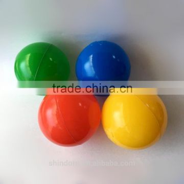 55-80 mm colored plastic balls for children, small plastic balls